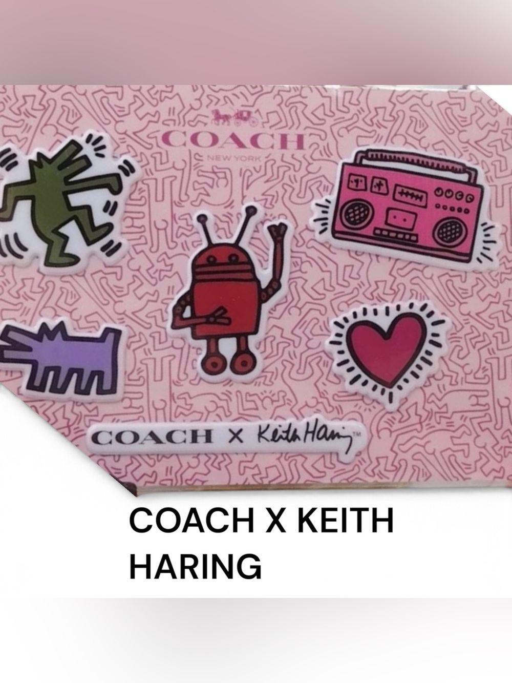 Coming soon Coach x Keith, Haring stickers, limited edition
